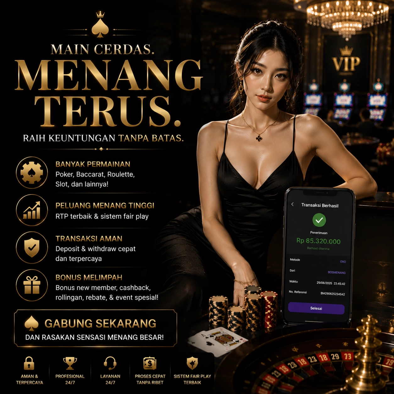 Interface aplikasi setelah instalasi berhasil